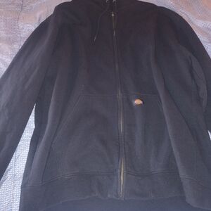 Dickies Men's Black Zip-Up Hoodie Jacket